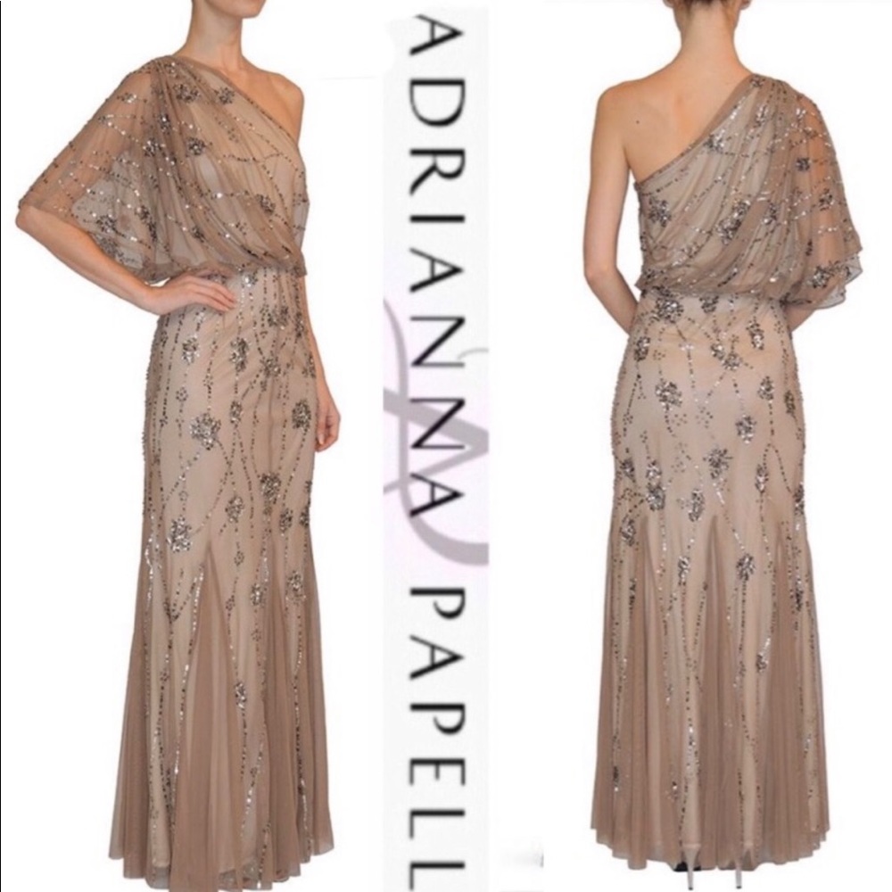 Adrianna Papell evening gown EUC